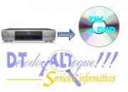 Pasamos vhs a dvd, casete audio - vinilos - compi… segunda mano  Argentina 