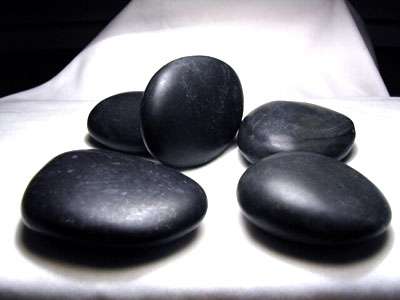 Piedras originales del masaje.