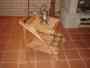 Muebles.Carrito bar en madera