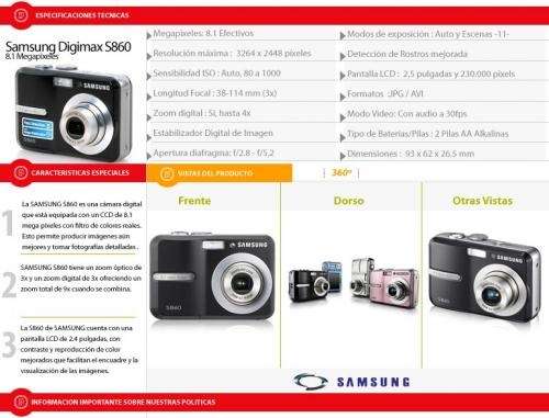 Camara digital samsung oferta increible!!!