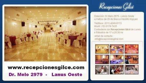 Salones para fiestas lanus gilce - dr. melo 2979 - lanus
