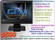 Monitor lcd 15" benq mod t52wa, usado segunda mano  Argentina 