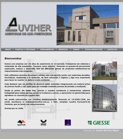 Aluviher | aberturas de alta prestación | aberturas en aluminio | san miguel (bs. as.)
