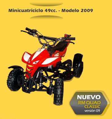 Minicuatri quad classic 49cc. www.santinimotor.com 0810-77-72684