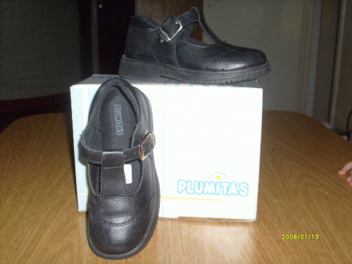 Zapatos colegiales plumitas