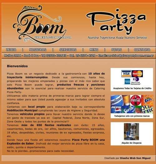 Pizza party boom | el mejor servicio de pizza party | seriedad y responsabilidad