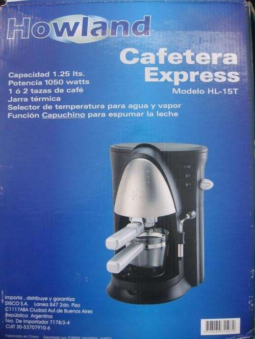 Cafetera express howland nueva en la caja. en Mendoza - Electrodomésticos |  431059