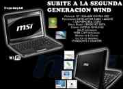 Usado, Netbook msi u130 869 cpu 1,66ghz hd 250 1gb nueva segunda mano  Argentina 