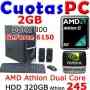 PC CompletaAMD Dual Core X 2 2,9GHz 2GB DDR HD320 Ramos