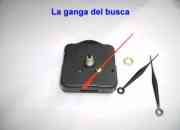 Maquina para reloj ideal para artesanias completa con agujas marca La ganga del Busca , insertos , cuadrantes , numeros .