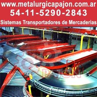 Fabrica de cintas transportadoras de mercaderia sistemas transportadores