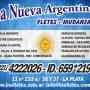 FLETES LA NUEVA ARGENTINA LA PLATA CAPITAL FEDERAL