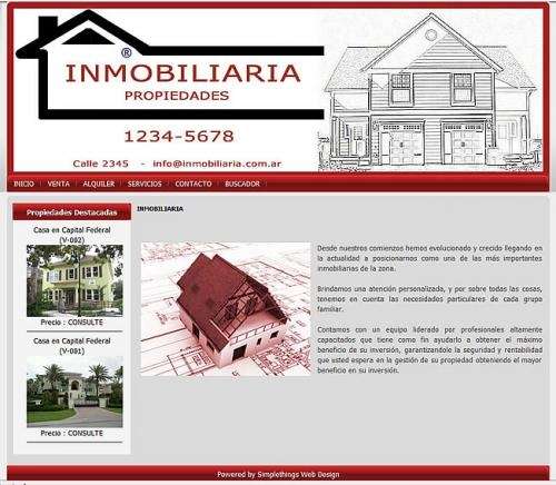 Diseño web para inmobiliarias en Buenos Aires Técnicos 537922