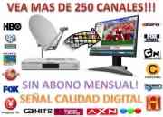 Vea mas de 250 canales sin abono mensual! tv sate… segunda mano  Argentina 