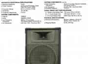 Bafles jbl americanos mr 825 impecables, usado segunda mano  Argentina 