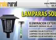 Iluminacion solar lamparas solares energia solar segunda mano  Argentina 