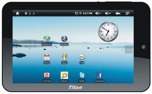 Pc tablet titan 7001 android 2.1