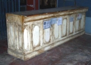 Antiguo mostrador de madera maciza segunda mano  Argentina 