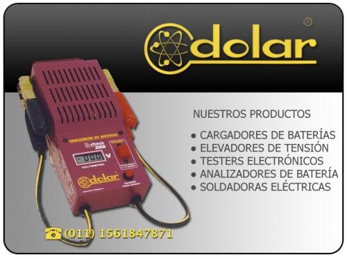Analizadores de baterias y simuladores de arranque marca dolar (011) 156184-7871