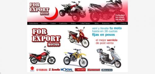 Venta de motos, ciclomotores, cuatriciclos y scooters | ent en san miguel | for export motos