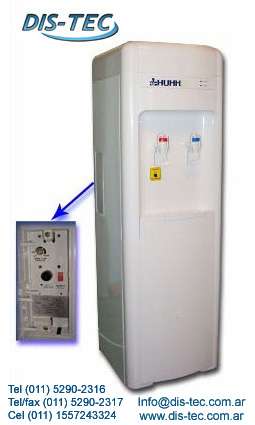 Dispenser De Agua frio Calor Para Usar Con Bidones - DIS-TEC