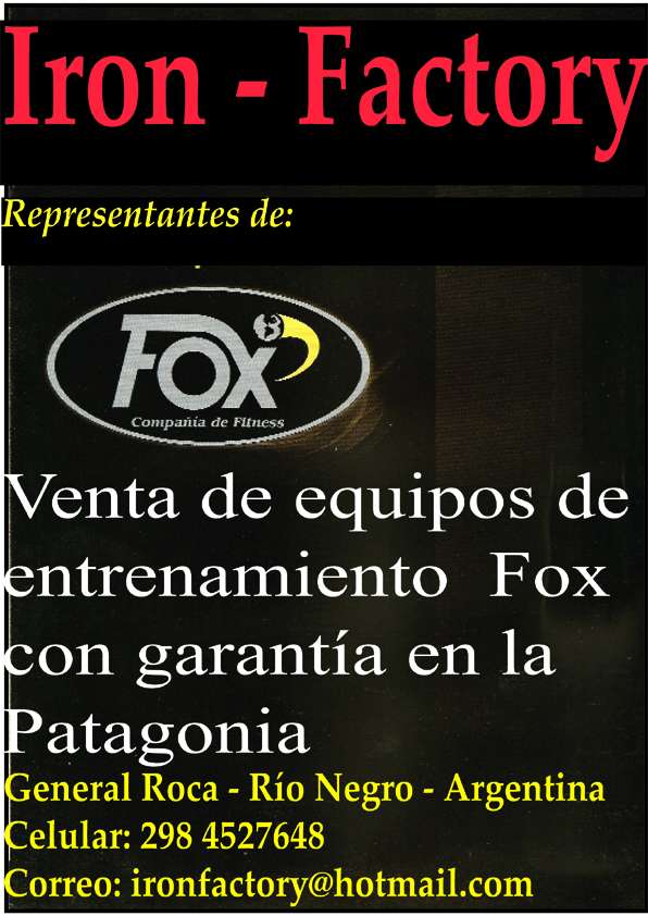 Equipamientos FOX – Compañia de Fitness