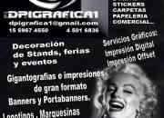 Usado, Dpigrafica1 carteleria / imprenta / gigantografia segunda mano  Argentina 