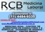 Medicina laboral en La Matanza - RCB 4484-9335