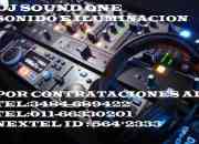 Usado, Servicio de dj sound one sonido e iluminacion segunda mano  Argentina 