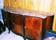 Mueble antiguo espectacular con marmol rosado ray… segunda mano  Argentina 