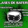 CLASES DE BATERIA por JAVIER DE LA MATA (La Plata, BsAs)