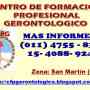Auxiliar Geriatrico CFGP (zona San Martin)