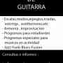 GUITARRA / Clases particulares en ZONA OESTE /armonia /improvisacion
