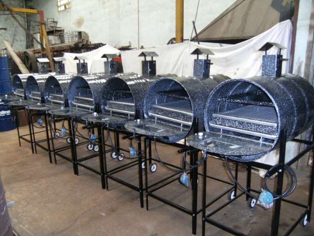 Hornos de tambor 200l pintados o enlozados con visor de vidrio templado. en  Rosario - Decoración y jardín | 789947