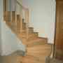 Escalera de madera estructuradas artisticas y torneadas