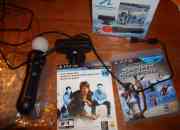 Vendo kit playstation move+juego+estacion de carg… segunda mano  Argentina 