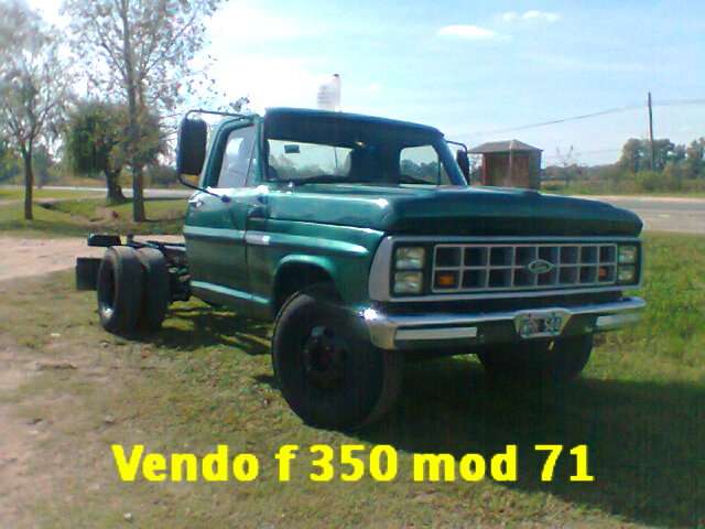 Vendo ford 350 modelo 1971 con perkins 6 mod 99 en Los Cardales - Camionetas  | 798693