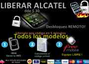 Liberar unlock desbloquear alcatel todos los mode… segunda mano  Argentina 