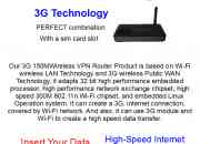 Wifi router 3g con ranura para tarjeta sim, usado segunda mano  Argentina 