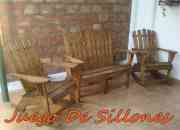 " oferta " juego de sillones de madera, nuevos!! segunda mano  Argentina 