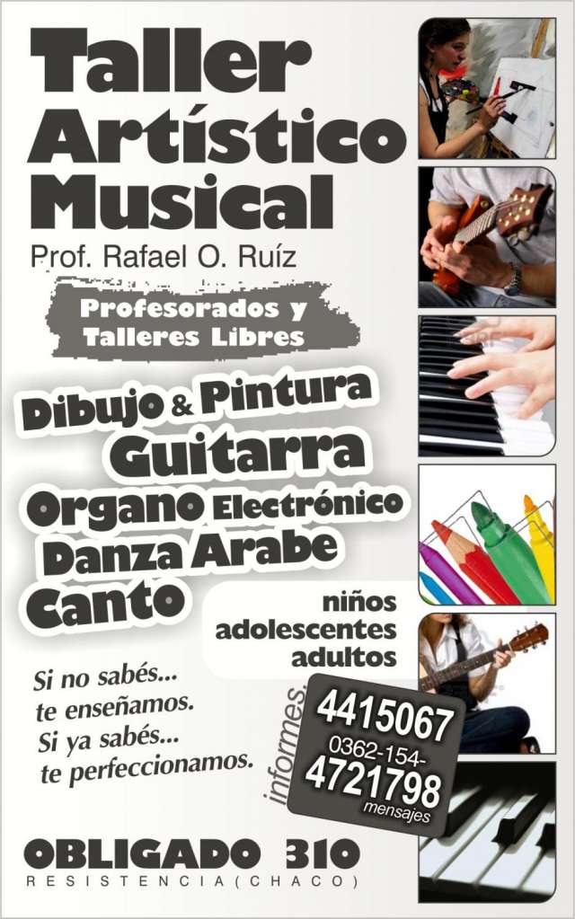 Taller art stico musical prof. rafael o. ru z en Resistencia