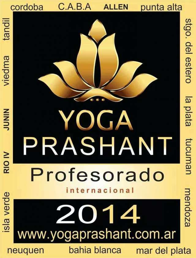 Profesorado de yoga prashant 2014