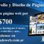 Tenga su página web por $ 700, incluye diseño, hosting por 6 meses, adaptada a móviles.
