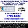 Alquiler Servicio de larga distancia, buses  Saavedra Asesorese (4702-6533)
