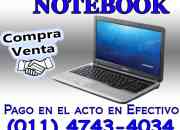 Usado, Compra venta notebook usadas 4743-4034 compro segunda mano  Argentina 