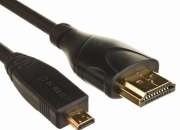 Usado, Cable de micro hdmi a hdmi - full hd v1.4 3d - 1,… segunda mano  Argentina 