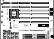 Compro motherboard marca soyo, modelo 486vesa gre…, usado segunda mano  Argentina 
