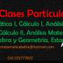 Clases particulares Algebra y Geometria, Calculo I,II, Análisis I,II, Ingreso,UNS,UTN