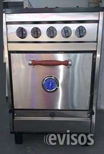 Cocina 4 hornallas 60 cm Horno Visor con ladrillo refractario – Multi  Máquinas