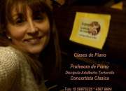 Profesora piano concertista docente segunda mano  Argentina 